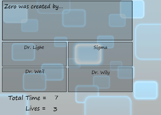 The Megaman Quiz