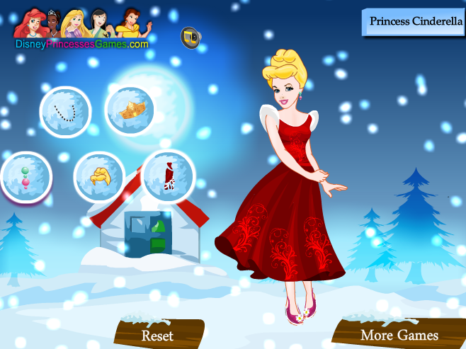 Princess Cinderella Christmas Dress Up