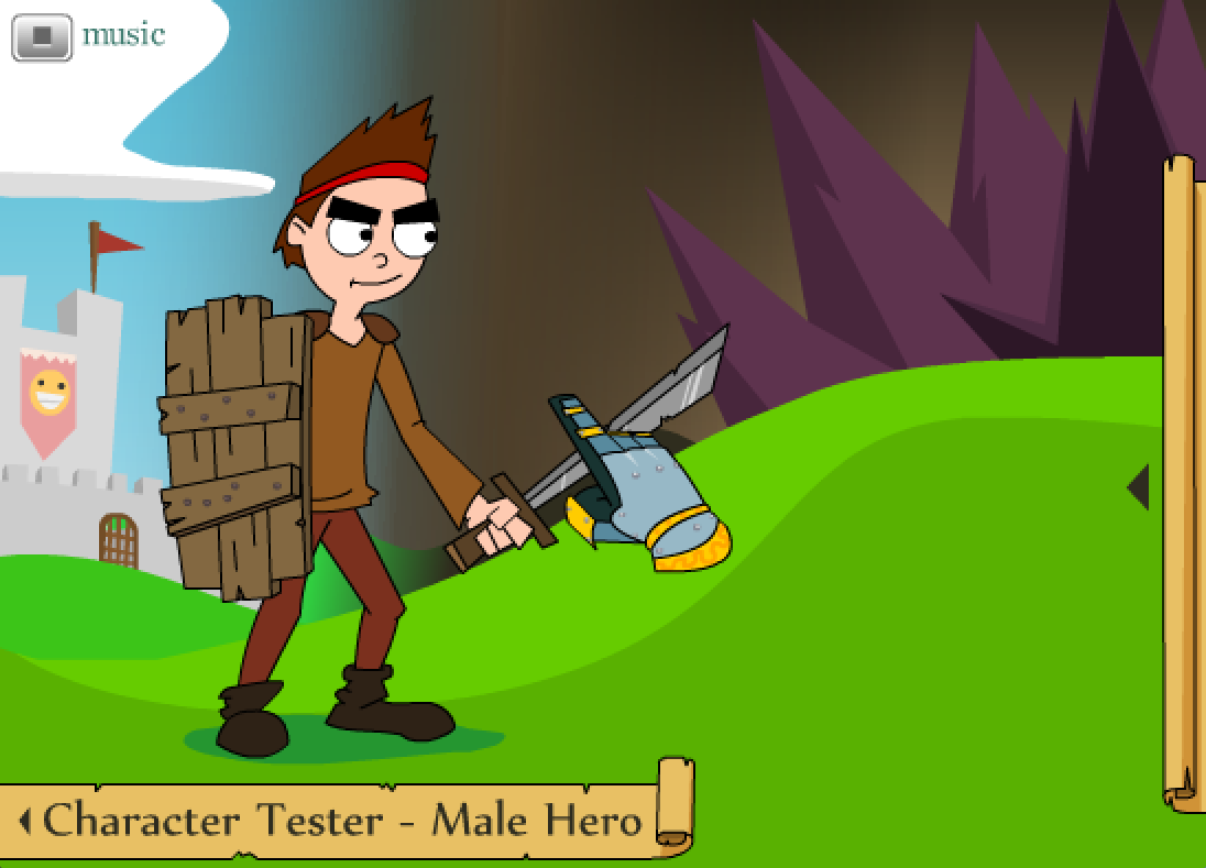 Character Tester - Male Hero