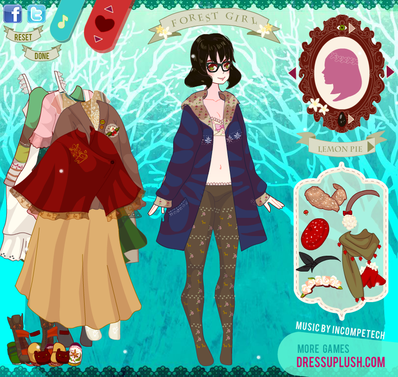 Mori Girl Winter Dress Up