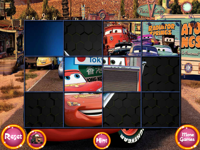 Lightning Mcqueen Maze Race