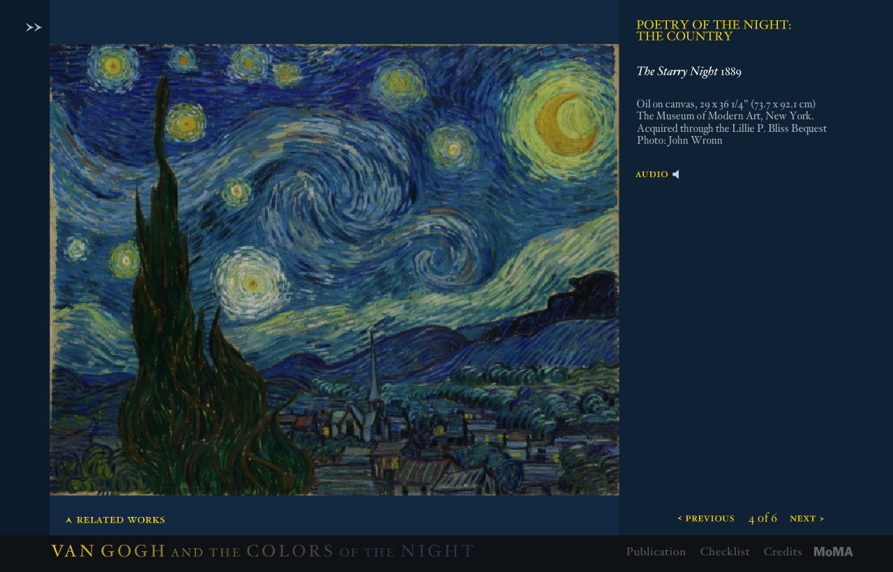 Van Gogh and the Colors of the Night