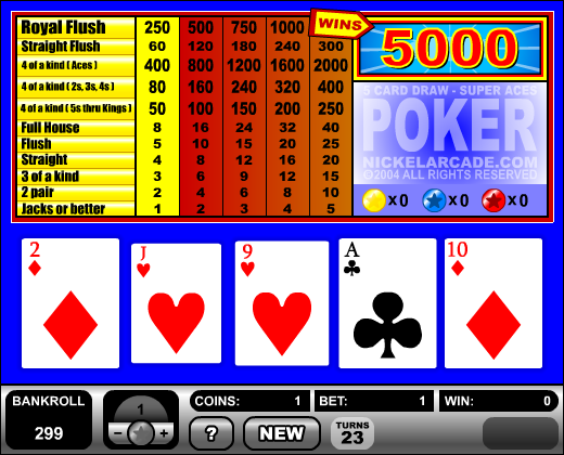 5 Card Draw - Super Aces