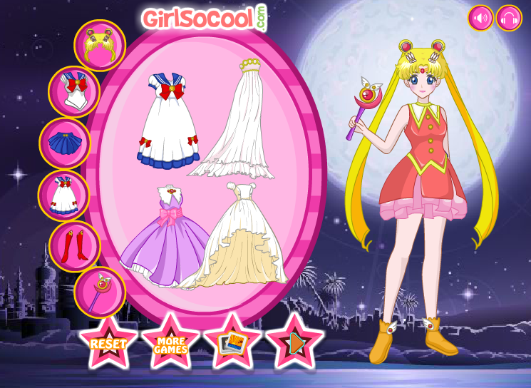 Sailormoon Crystal Dress Up