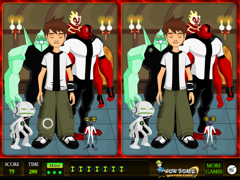 Ben 10: Spot the Not