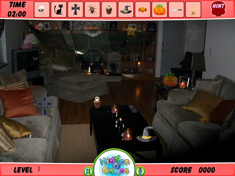 Horror Halloween Objects