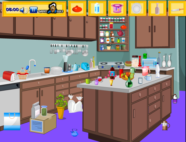 Hidden Objects: Kitchen Room