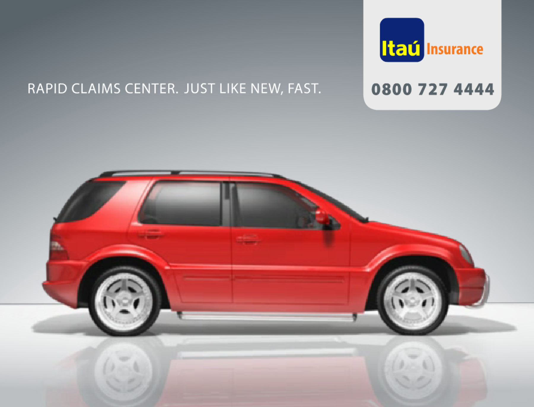 Itau  - Insurance Crash Banner Ad