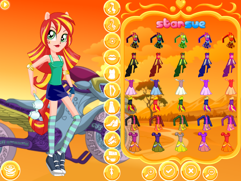 My Little Pony Equestria Girls: Friendship Games - Sunset Shimmer Motocross Style