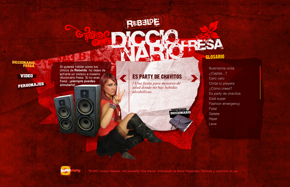 Rebelde Microsite