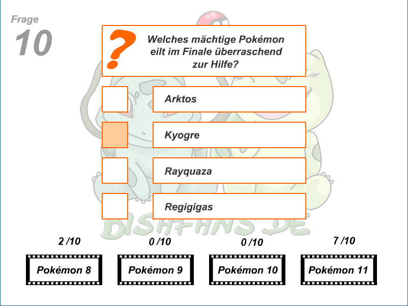 Bisafans.de: Quiz zu den Kinofilmen 8-11