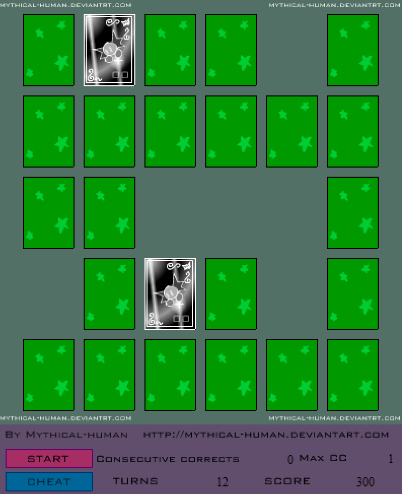 Memory flash game