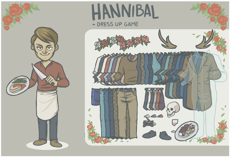 Hannibal - Hannibal Lecter Dress Up Game
