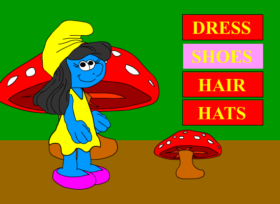 Smurfy Dressup