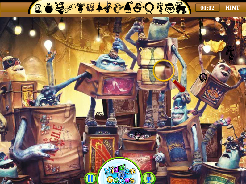 The Boxtrolls - Hidden Objects