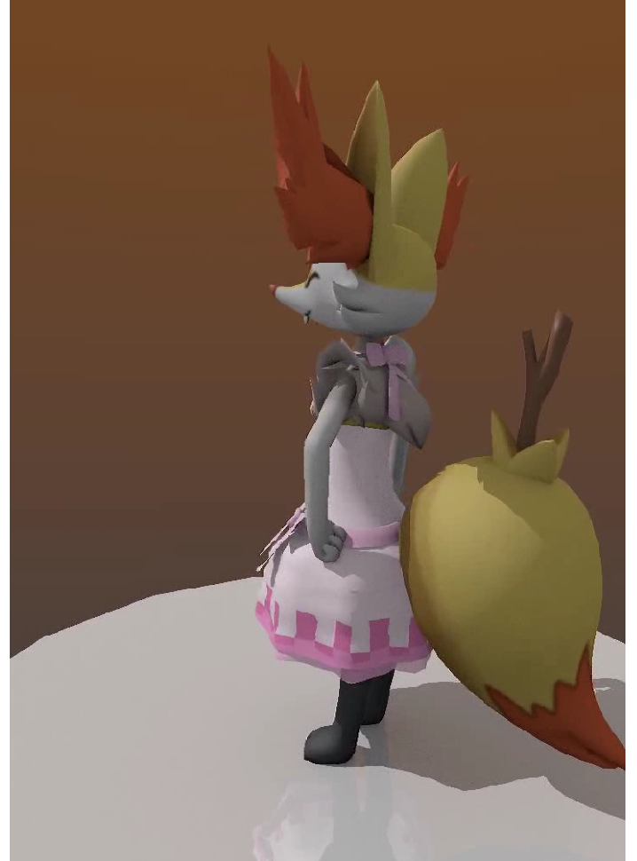 [DT] Braixen's New Dress