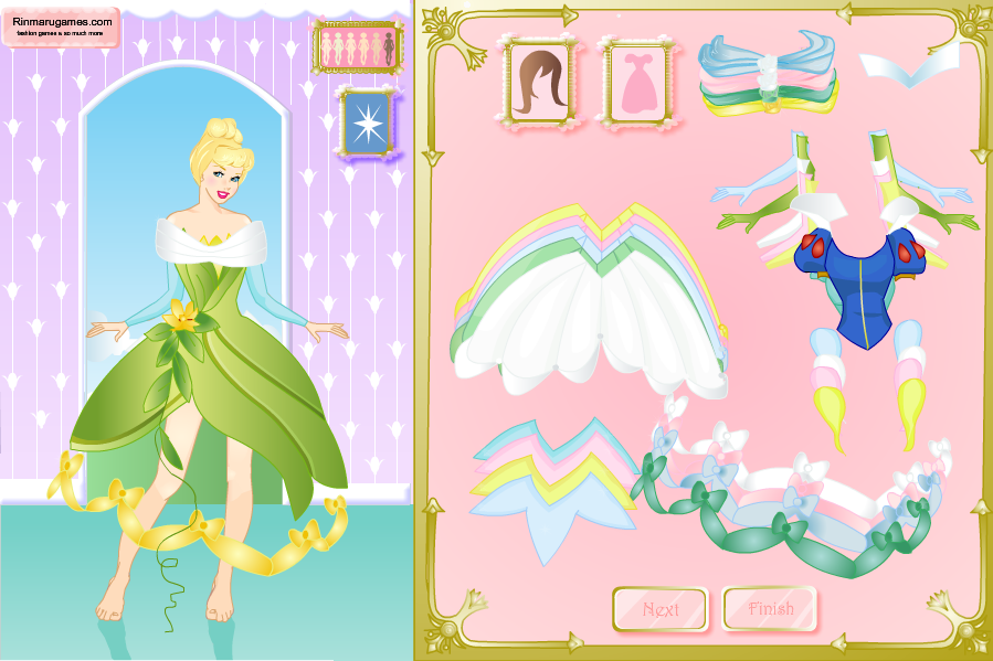 Famous Princess Dressup Game