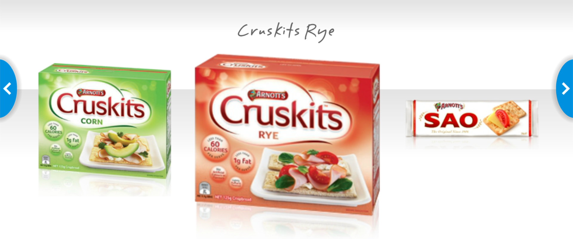 Arnott's Products: Crispbreads