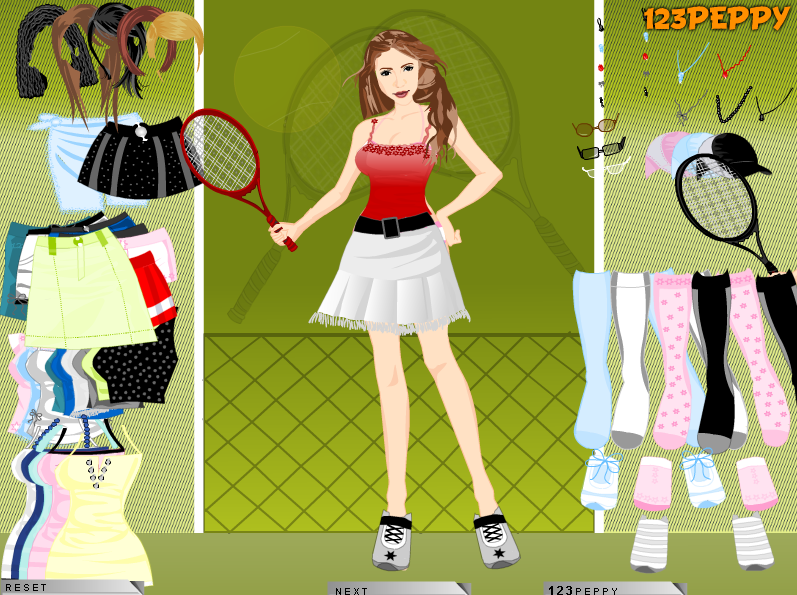 Peppy Tennis Girl