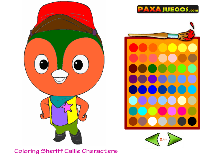 Coloring Sheriff Callie Characters