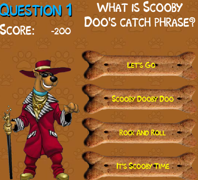 Scooby Doo Trivia Challenge