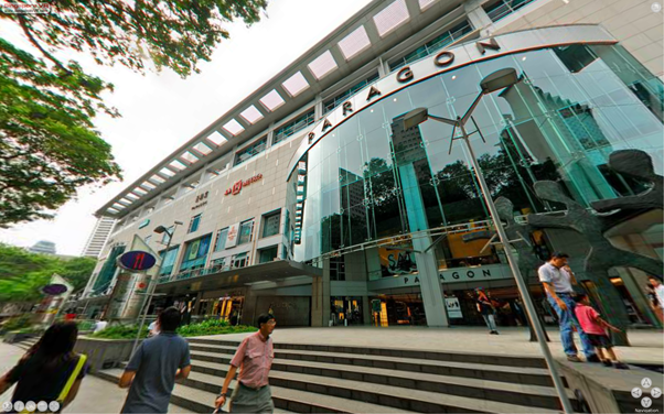 Orchard Road - Paragon Shopping Centre Virtual Reality Image