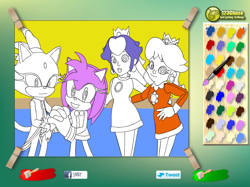 Blaze and Friends Kids Coloring