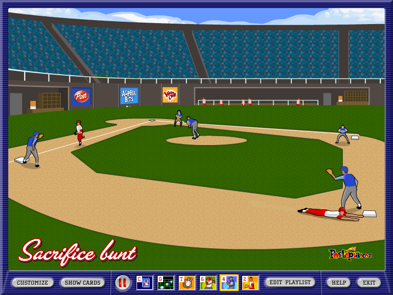 Postopia Baseball Screensaver