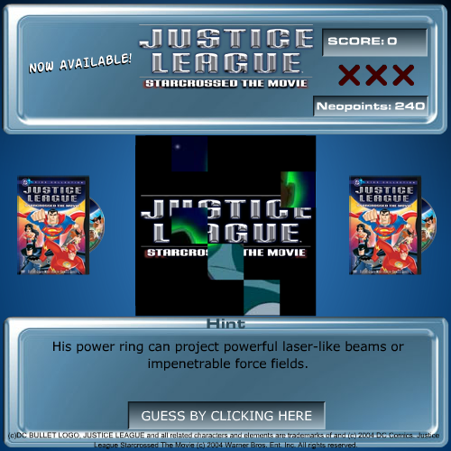 Justice League: Starcrossed The Movie