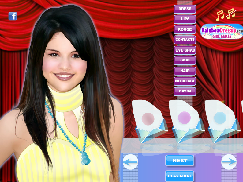 Selena Gomez DressUp-Makeover