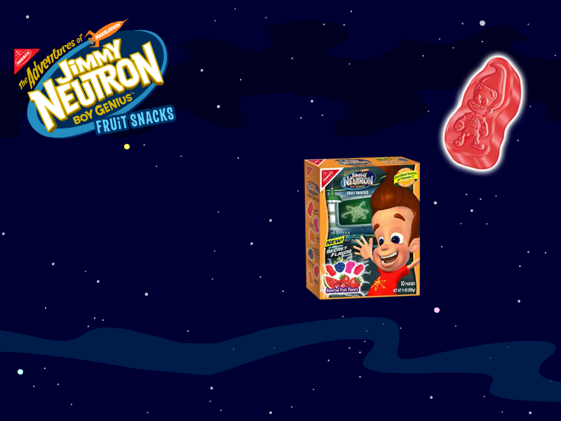 Jimmy Neutron Fruit Snacks Screensaver