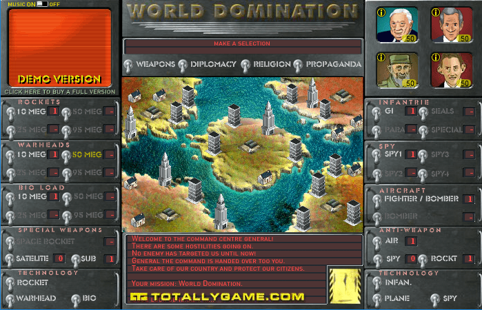 World Domination Demo