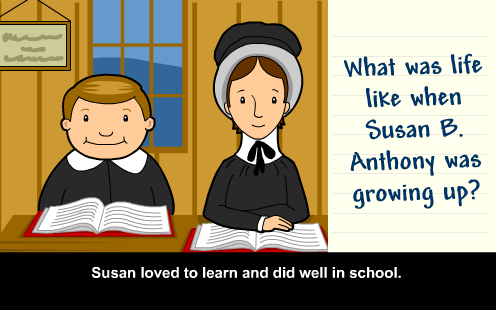 Susan B. Anthony: with Annie & Moby