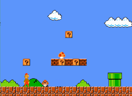 Mario can't jump