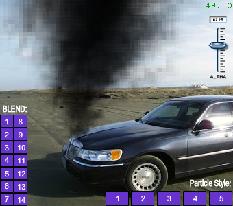 Flash 8 - Particle Smoke with blend modes