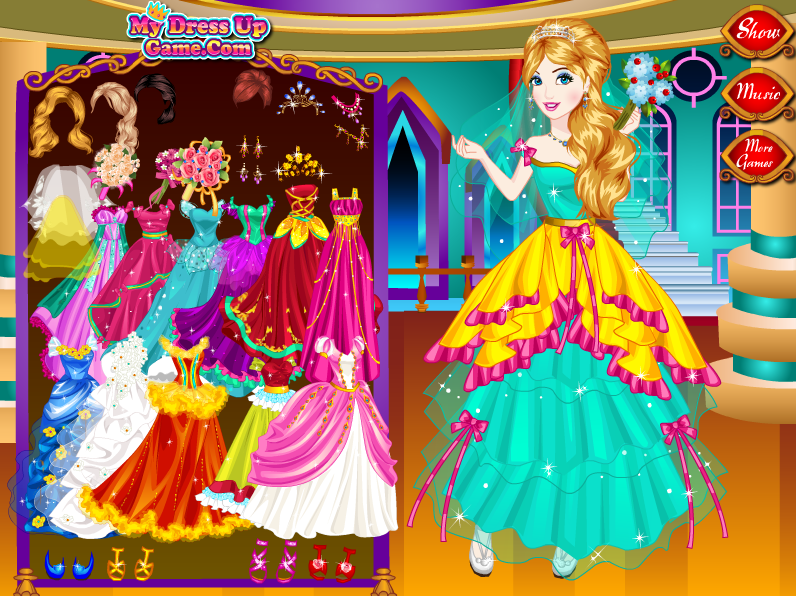 Wedding Cinderella Dress Up