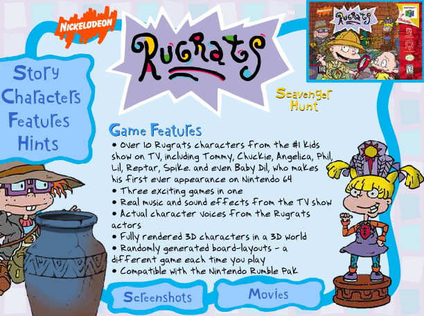 Rugrats Scavenger Hunt