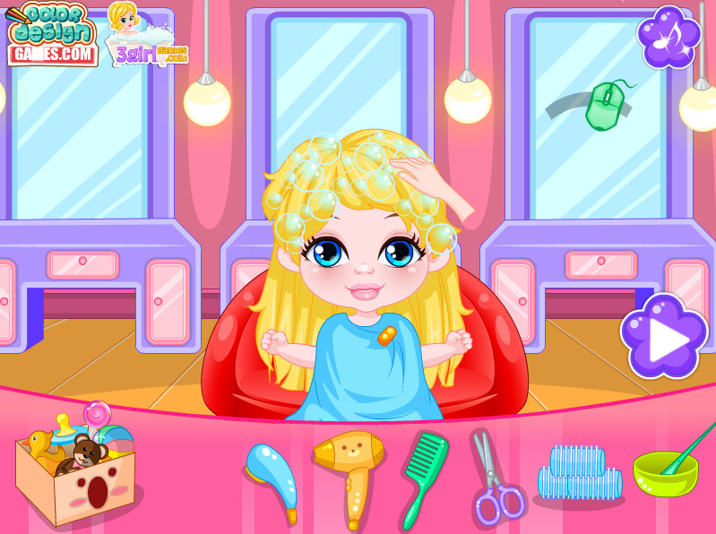 Baby Barbie Hairdresser