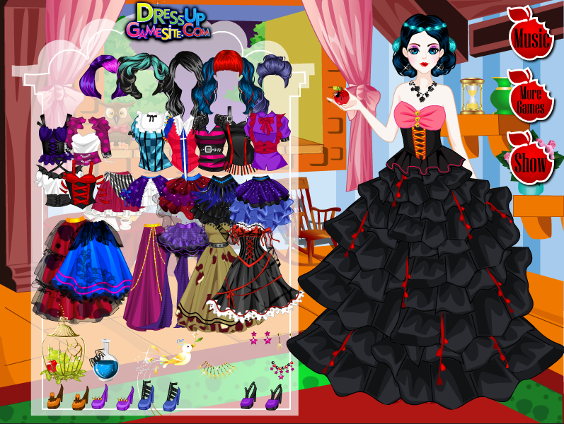 Emo Snow White Dress Up