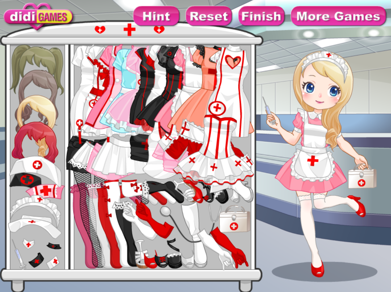 Sweet Nurse Dress Up Game