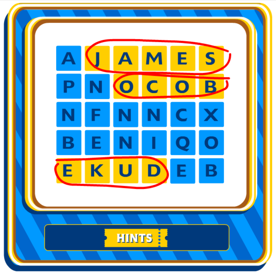 Thomas & Friends Word Jumble