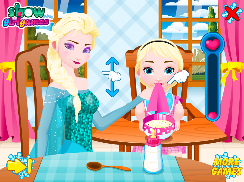 Elsa Queen Nurse Baby