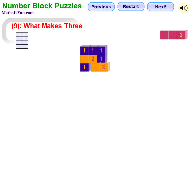 Number Block Puzzles