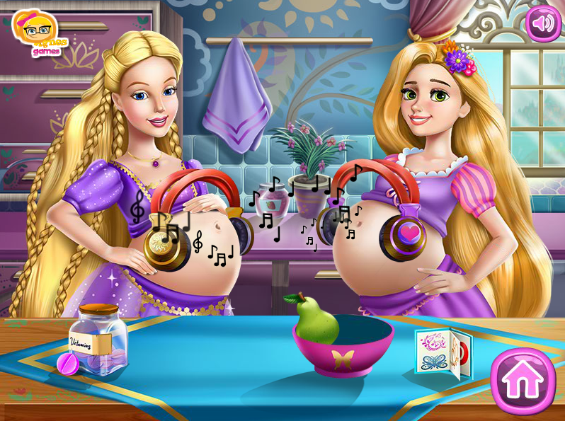 Ellie And Rapunzel Pregnant BFFs