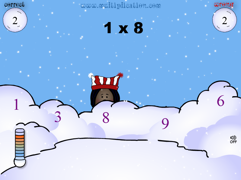 Snowball Fight (Multiplication)