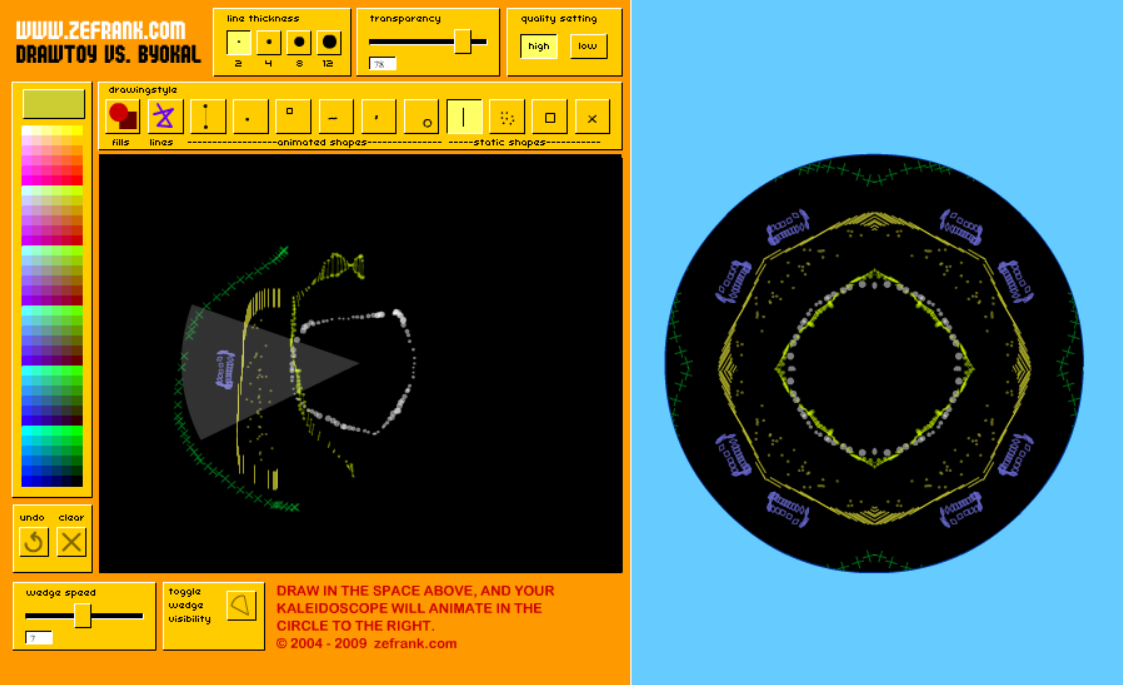 DrawToy vs. Build Your Own Kaleidoscope