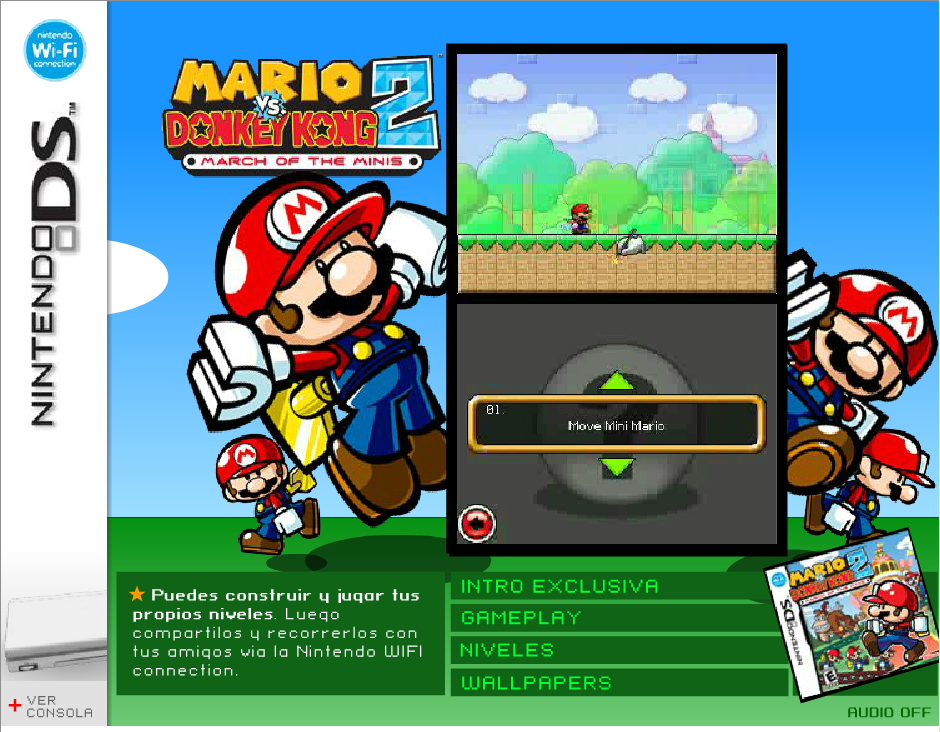 Mario vs. Donkey Kong 2: March of the Minis Microsite