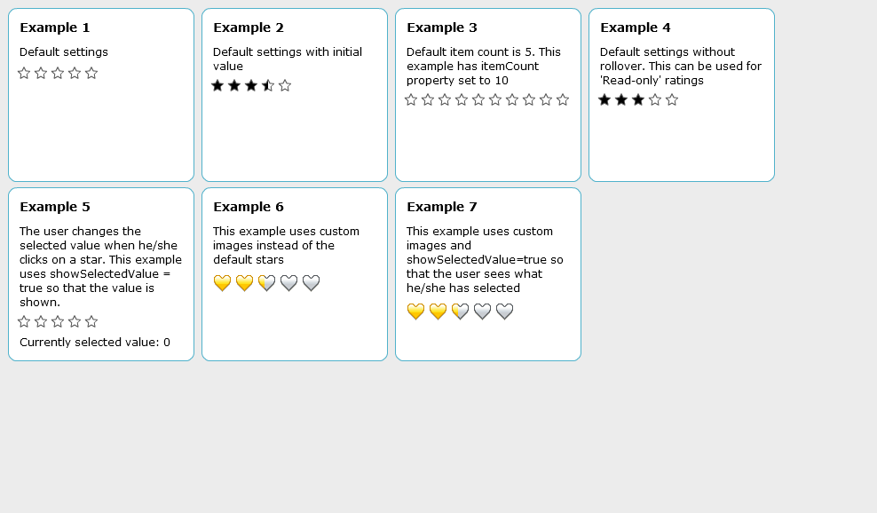 Rating Sample