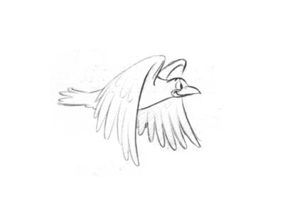 Bird flying