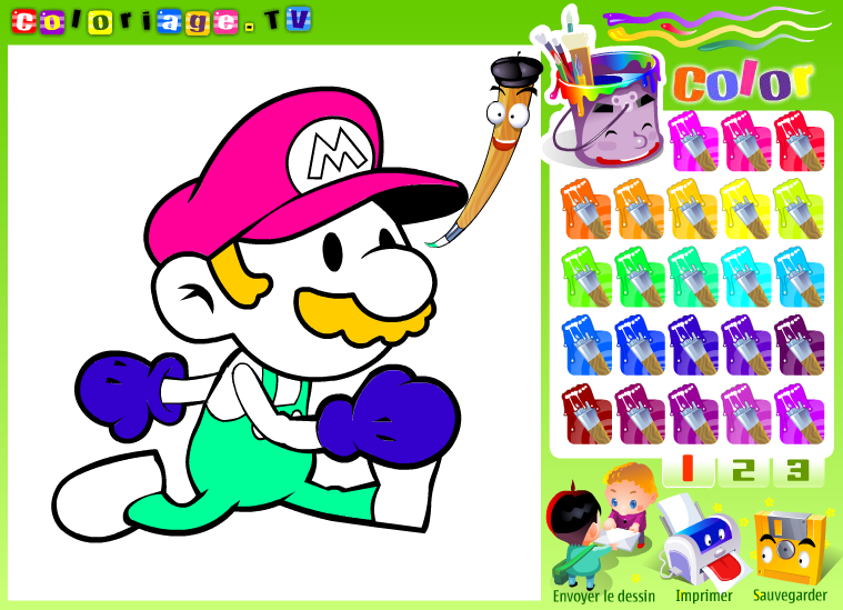 Super Mario Coloriage